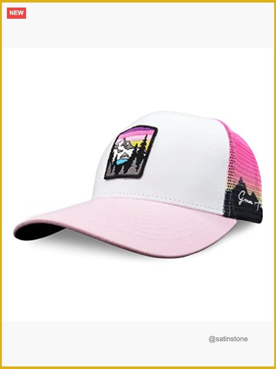 Trucker Hat Snapback Baseball Cap for Women - Adjustable Summer Hat main image 5